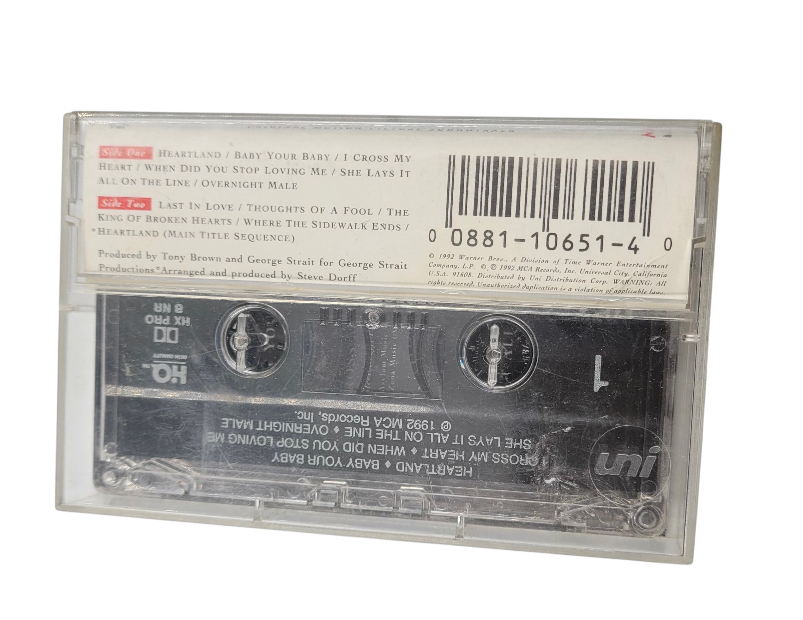 George Strait – Pure Country Original Soundtrack Cassette (Tested, 1992)
