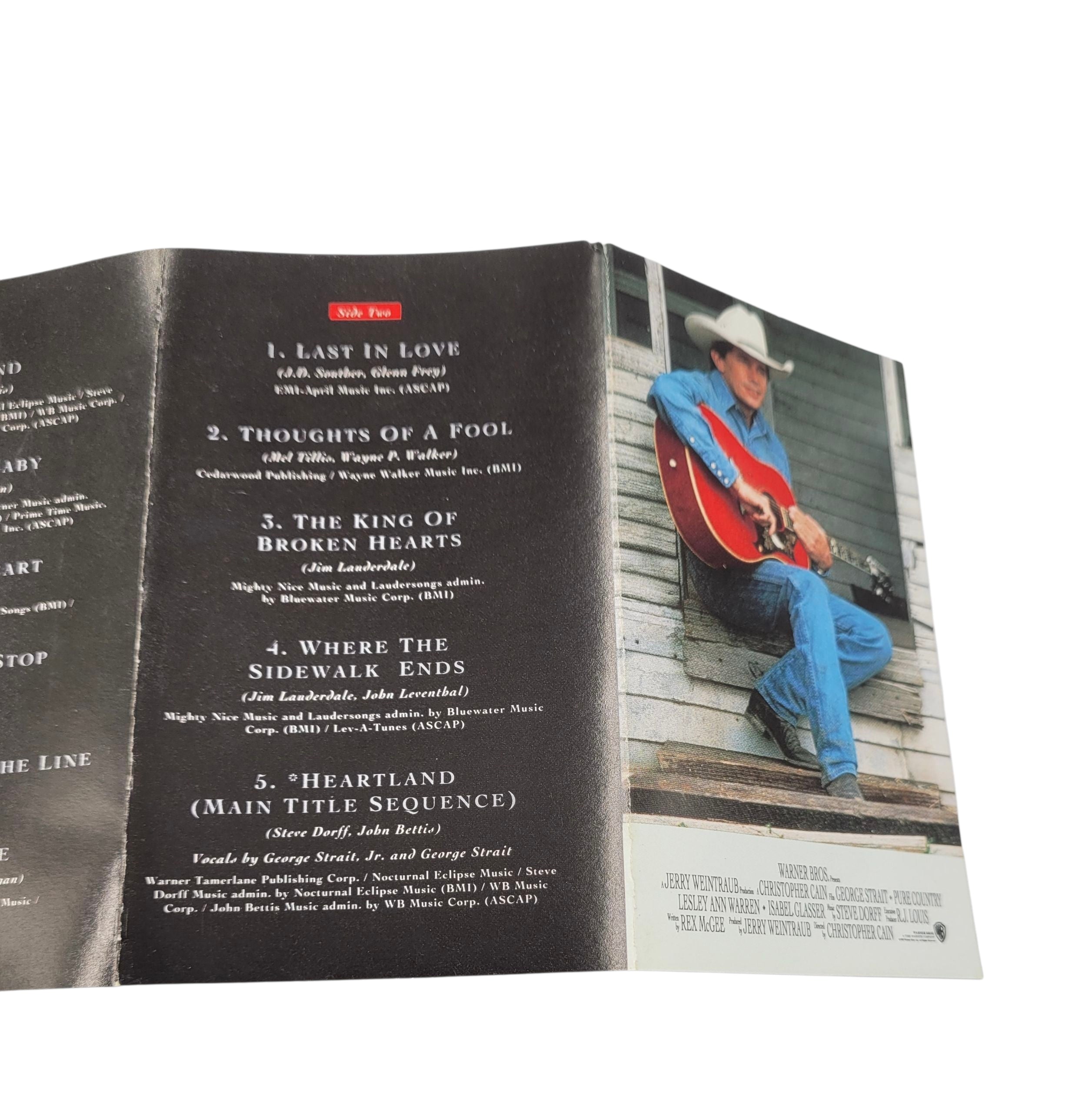 George Strait – Pure Country Original Soundtrack Cassette (Tested, 1992)